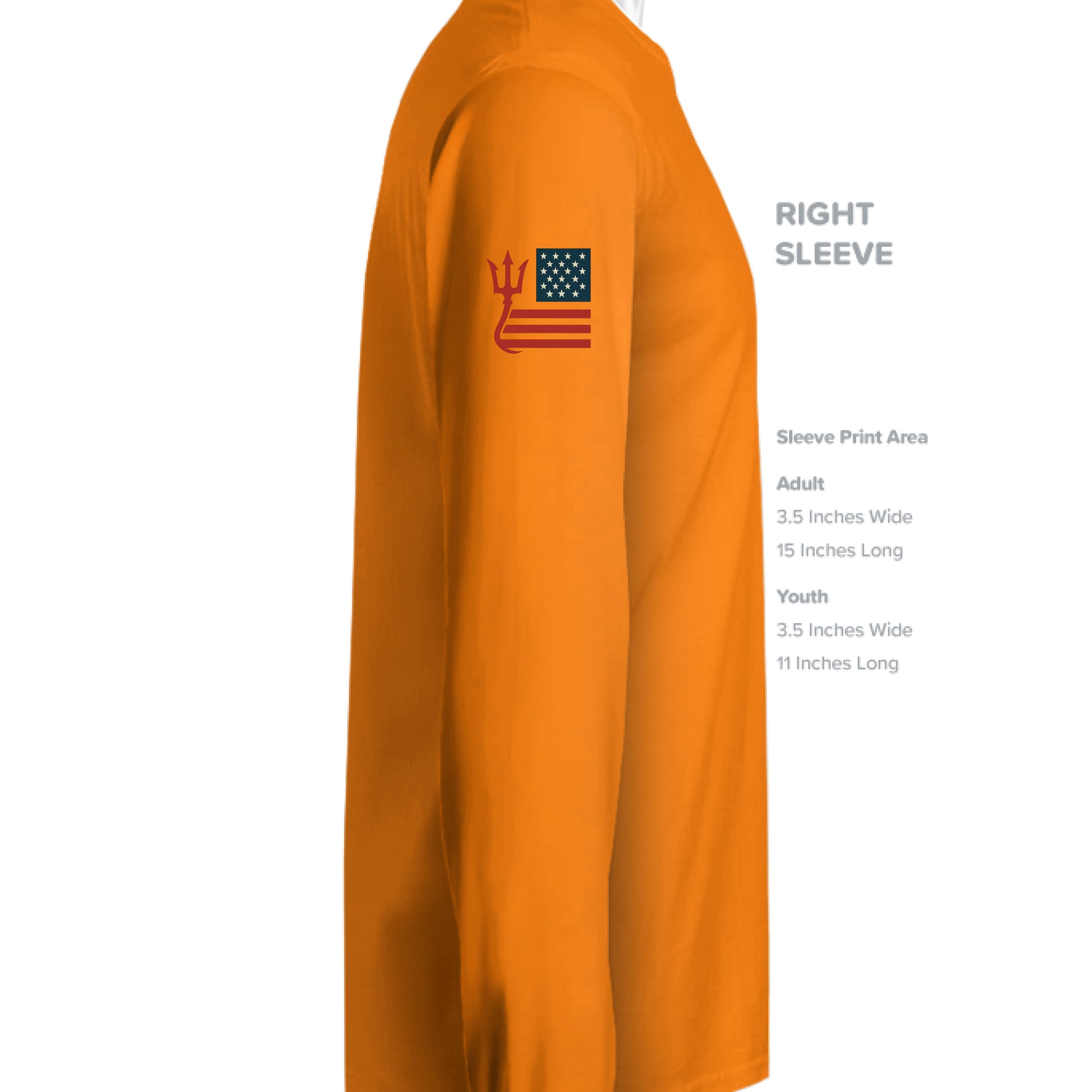 SAFETY ORANGE - SLEEVE_RIGHT